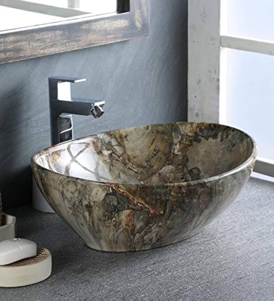 Joyo Cera Ceramic BrownDesigner Wash Basin Dimension(16x13)/Glossy ...