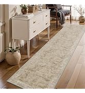 MontVoo-2X10 Runner Rug-Washable Runners for Hallways-Soft Non Slip Bedside Rugs for Bedroom-Vint...