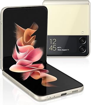 : Teléfono Samsung Galaxy Z Flip 3 5G, Android, desbloqueado de  fábrica, versión de ., Flex Mode, cámara intuitiva, compacto, 128 GB  de almacenamiento, color crema : Celulares y Accesorios