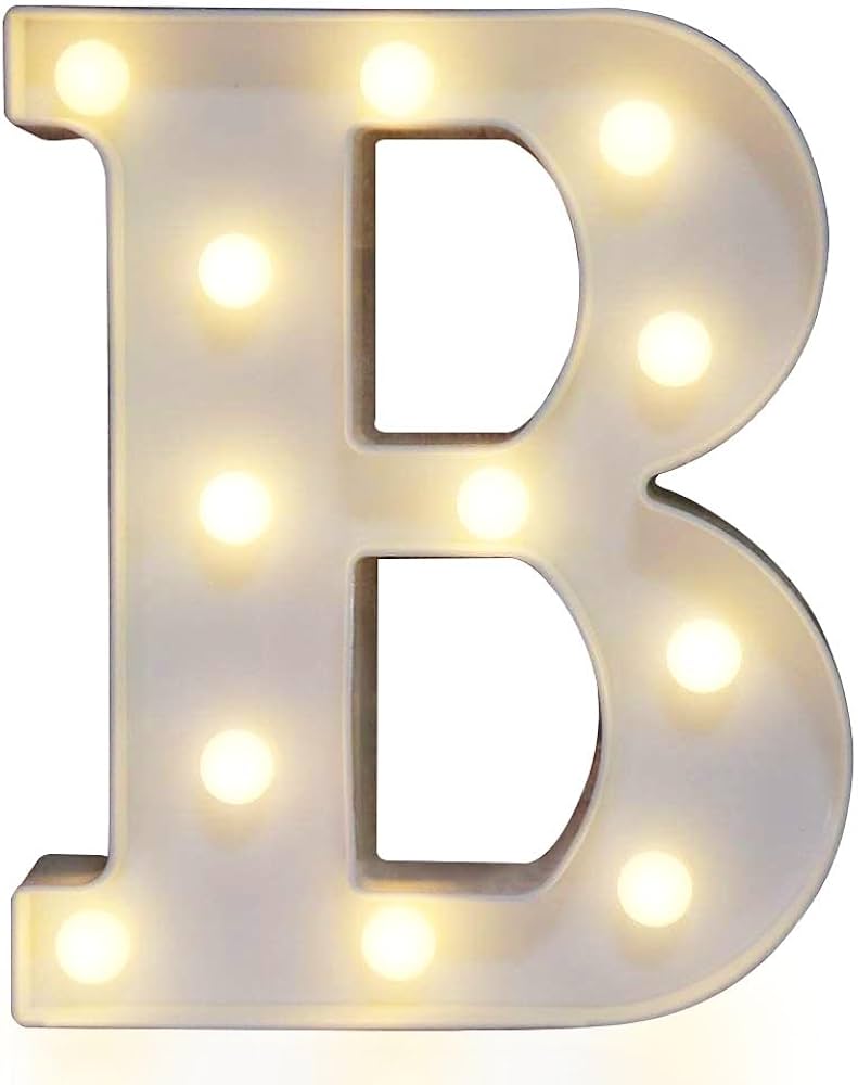 Amazon.com: Pooqla LED Marquee Letter Lights Sign, Light Up ...