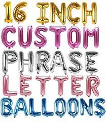 custom letter balloon 