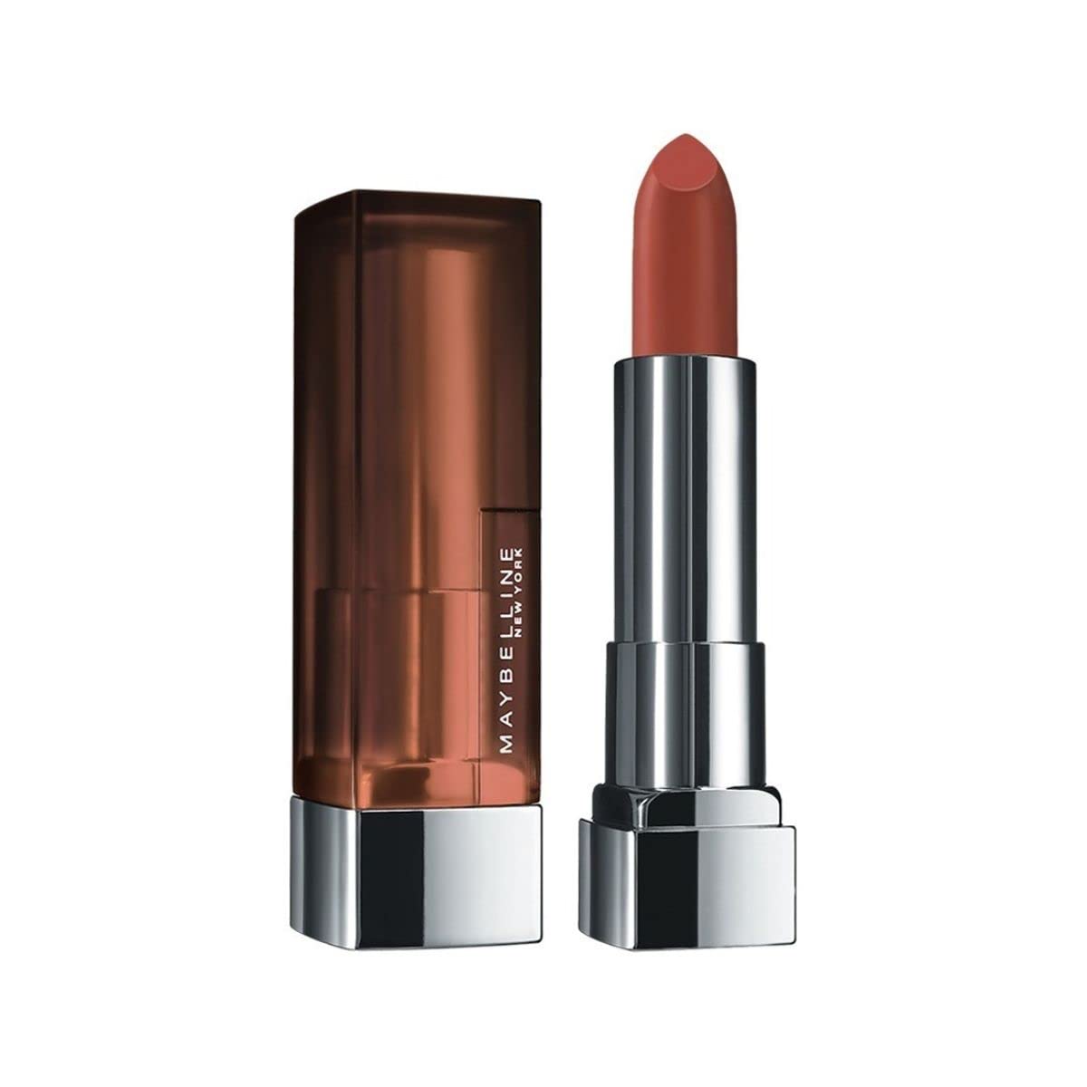 MAYBELLINENew York Color Sensational Creamy Matte Lipstick, The Bricks- City Heat Collection, Midtown Pink 1, 3.9g