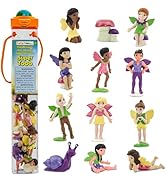 Safari Ltd. Friendly Fairies Super TOOB - 10 Adorable Fairy Figurines - Detailed Hand-Painted Toy...