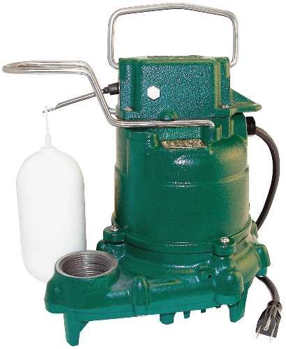 Zoeller M53 Mighty-mate Submersible Sump Pump, 1 3 Hp