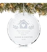 Personalized New Home Ornament 2024 – Fast & Free 24h Customization – House Christmas Ornament fo...