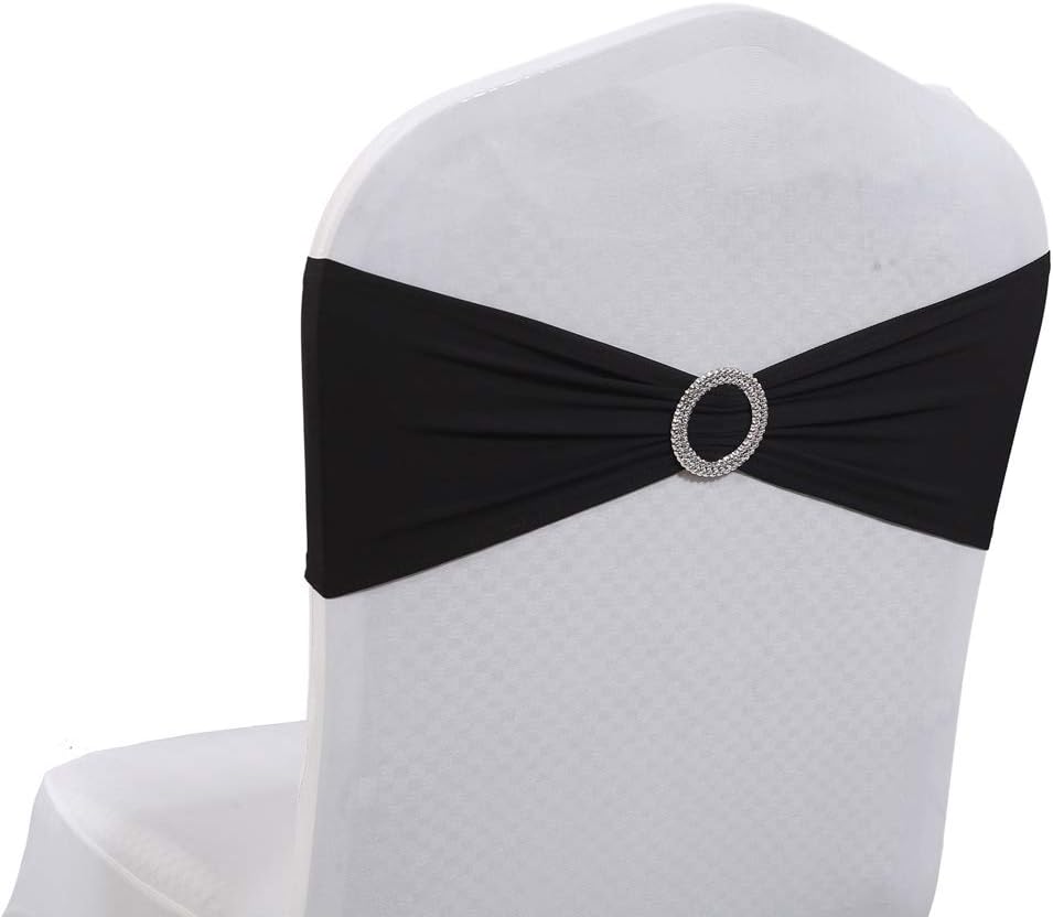 Amazon.com: MDS Pack of 100 Spandex Chair Sashes Bow sash Premium ...