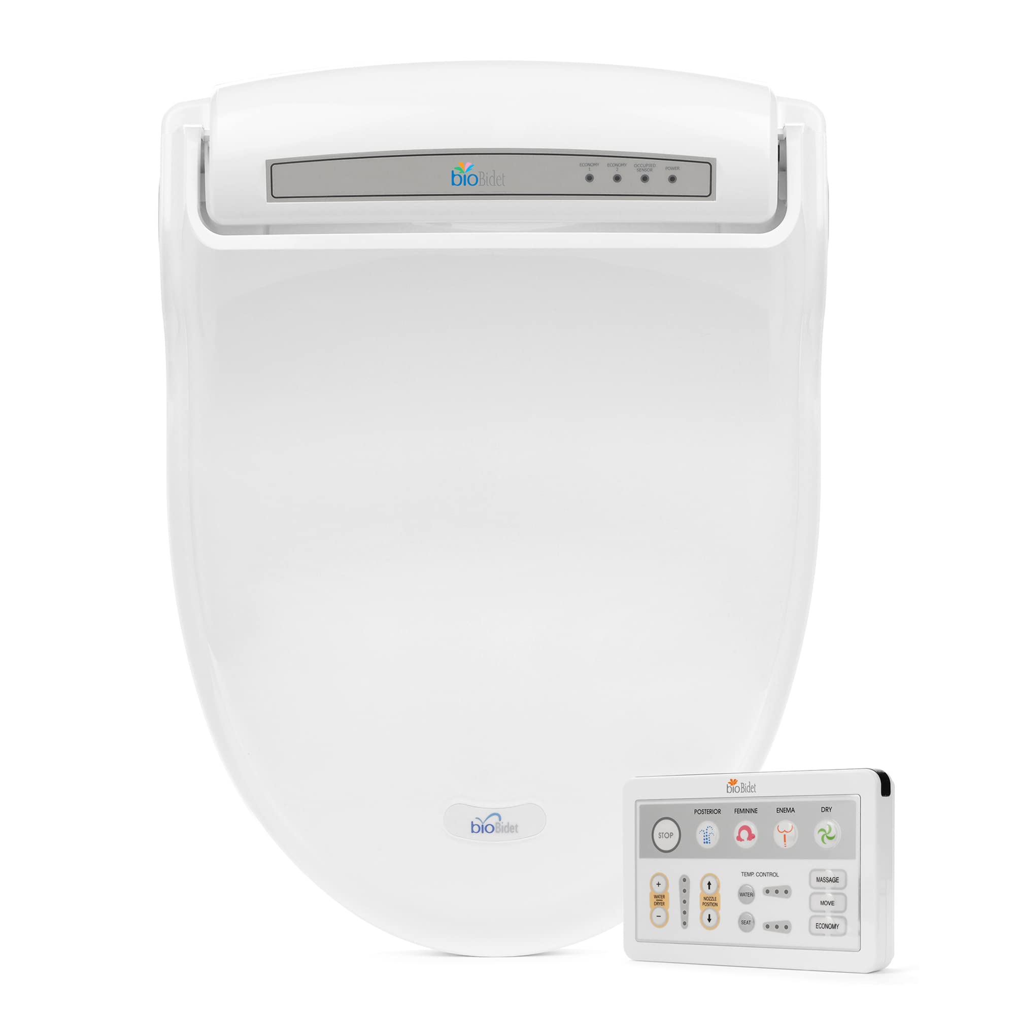 Bio Bidet BB-1000W Supreme Elongated Bidet Toilet Seat, White