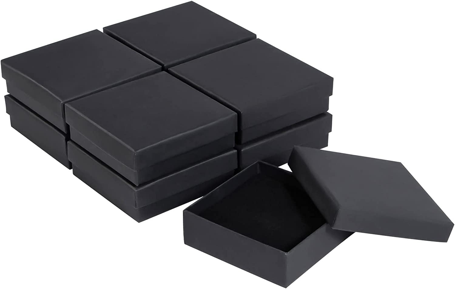 Buy Sdootjewelry Black Jewelry Boxes Bulk 24 Packs, Gift Box for ...