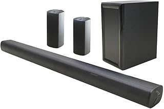 JVC 5.1ch Soundbar with Wireless Subwoofer Speaker - 3600W PMPO, Bluetooth, USB, SD Card Compatible TH-N430B