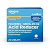 Amazon Basic Care Maximum Strength Famotidine Tablets 20 mg, Acid Reducer for Heartburn Relief, 25 Count (Packaging may vary)