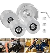 Belt Grinder 2x72 Wheel Set Perfect for Knife Grinder, Complete Belt Knife Grinder Wheel Set Incl...