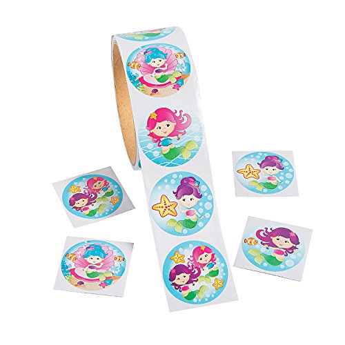 Mermaid Stickers - 100 pc