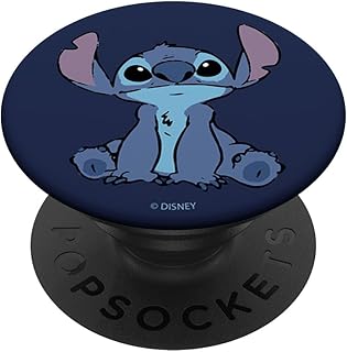 PopSockets Disney Lilo & Stitch Simple Stitch Portrait PopSockets PopGrip: Swappable Grip for Phones & Tablets