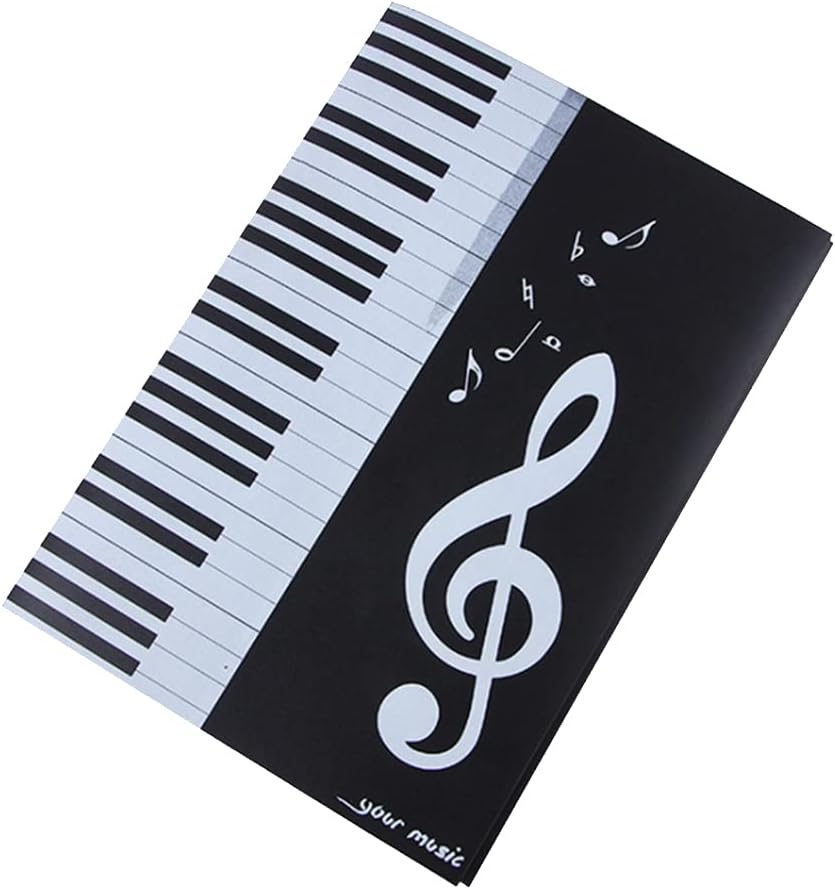 Music Score Folder Piano Score Paper Song File Clef Paper Music Score ...