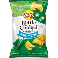 Lay's Kettle Cooked Jalapeno Potato Chips, 12.5 Oz