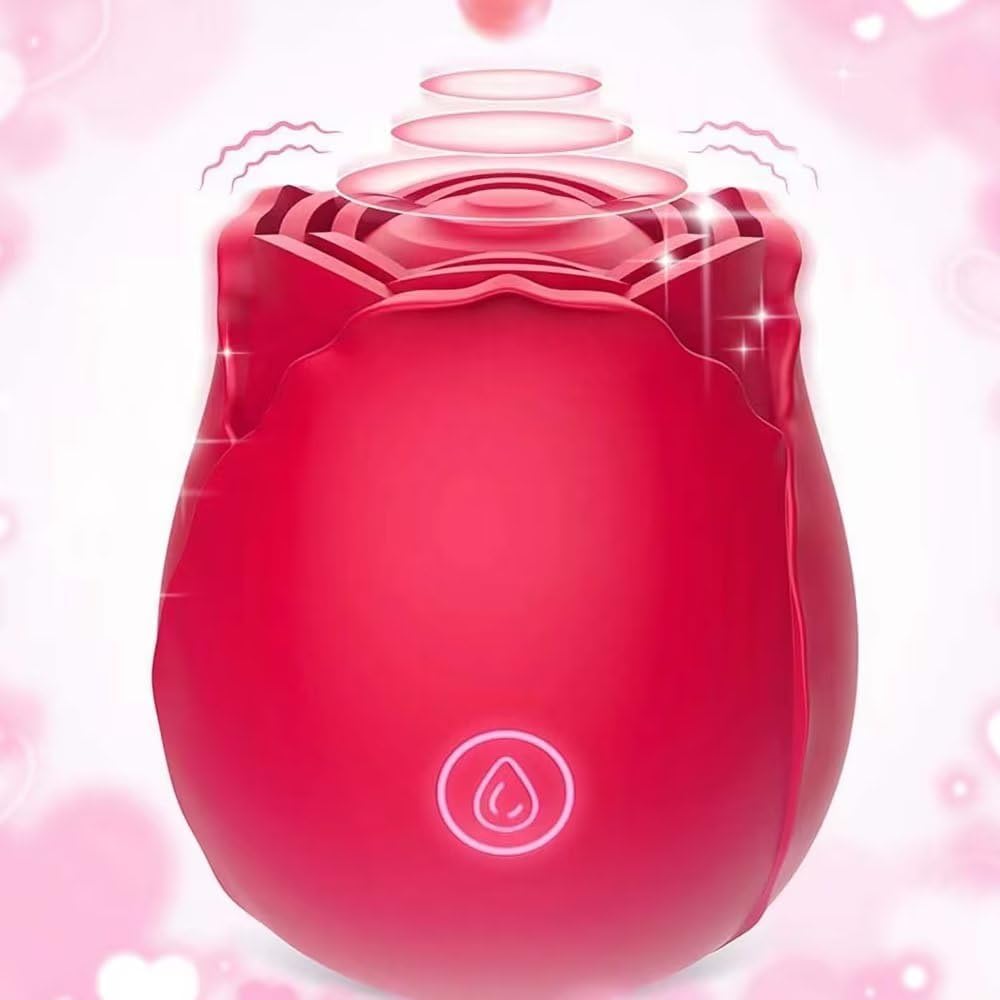 2023 New Gift for Women Licking Sucking Gift Red Color Waterproof Stimulator Holidays 10 Modes Gift Toy-DQ031