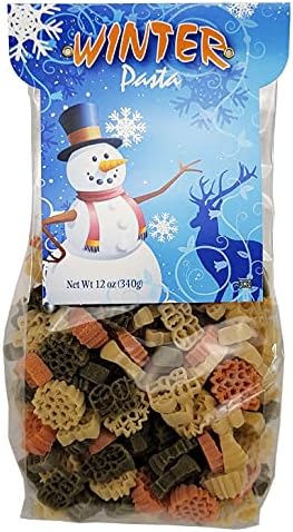 Chidester Farms Winter Snowman Novelty Shape Pasta, 12 Ounce