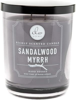 DW Home Sandalwood Myrrh Large 2 Wick Hand Poured 15.8 oz Candle