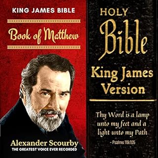 Book of Matthew, King James Bible Audiobook By Scourby Bible Media cover art