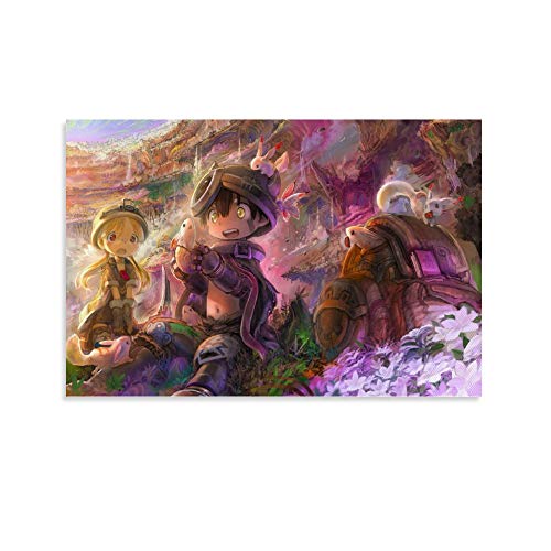 NMML Anime Posters Made in Abyss Poster Decorative Painting Canvas Wall Art Living Room Posters Bedroom Painting 20x30inch(50x75cm)