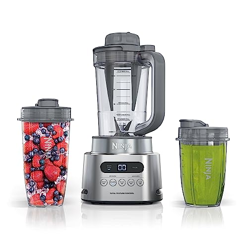 Ninja SS151 TWISTi Blender DUO, High-Speed 1600 WP Smoothie Maker & Nutrient Extractor* 5 Functions Smoothie, Spreads & More,...