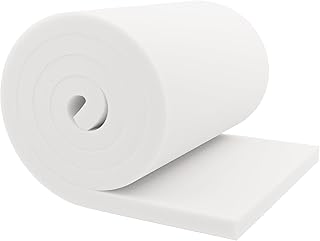 GoTo Foam 1" Height x 24" Width x 72" Length 44ILD (Firm) Upholstery Cushion Made in USA