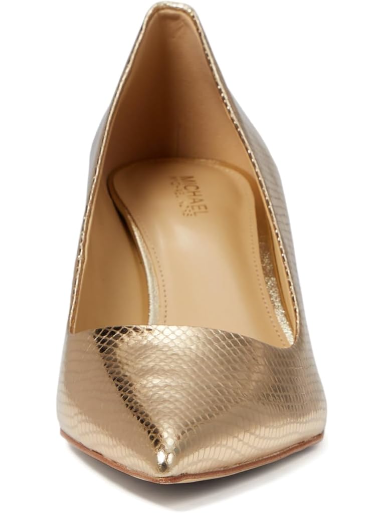 Gold MICHAEL Michael Kors Amara Kitten Pump