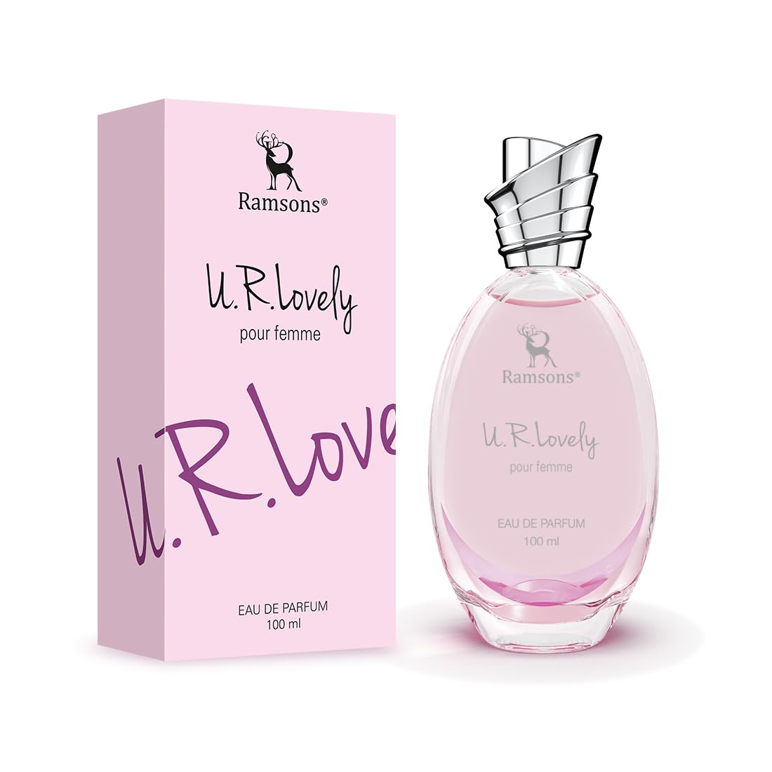 RAMSONSWomen U R Lovely | Eau De Parfum Liquid - 100Ml | Fruity And Floral Blend With Enchanting Notes Of And Vanilla | All-Day Freshness