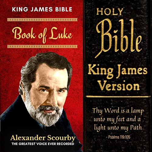 Book of Luke, King James Bible Audiobook By Scourby Bible Media cover art