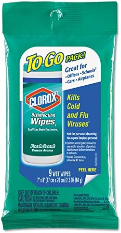 Clorox Disinfecting Wipes to Go Pack Fresh Scent Case Pack 24