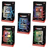 Magic: The Gathering Starter Commander Deck Bundle – Includes all 5 Decks,Multicoloured