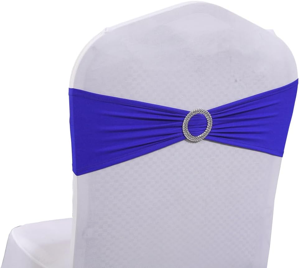 Amazon.com: MDS Pack of 100 Spandex Chair Sashes Bow sash Premium ...