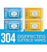 Nice 'N Clean Disinfecting Surface Wipes 304ct | Cleans & Disinfects Home & Kitchen Surfaces | Fr...