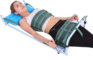 YQGOO Back Lumbar Traction Device for Bed, Home Use Cervical Spine Extension Stretcher Device Improve Spine Posture Corrector