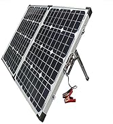 Mighty Max Battery 100 Watt 12V Monocrystalline Foldable Solar Suitcase + 10A Controller