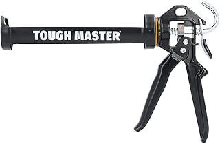 TOUGH MASTER Caulking Gun Professional Sealant Gun Adhesive Application Gun for 310 ml Cartridges Caulks, Sealants, Silico...