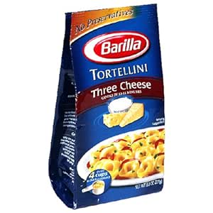 Barilla Tortellini Filled with Three Cheese, 8-Ounce Packages (Pack of 10)