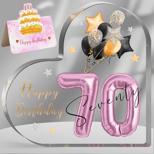 Amazon.com: 70th Birthday Gifts For Women, 70 Year Old Girl Birthday ...