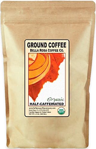 Organic Half-Caff, 12 oz. Fresh Ground Coffee, Medium Roast