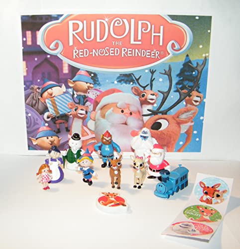 Rudolph The Red-nosed Reindeer 10-pc. Figure Set: A Holiday Classic