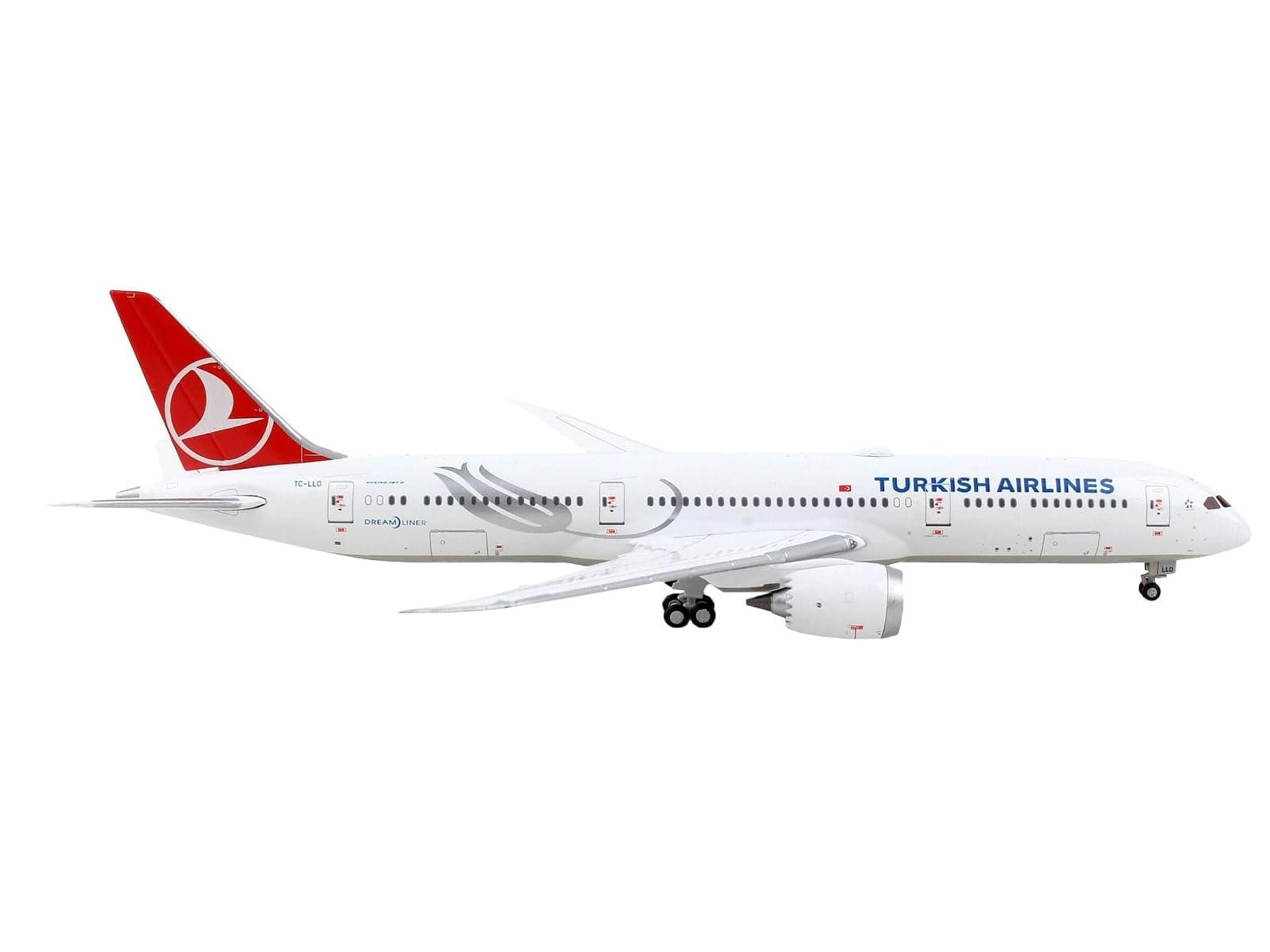 GeminiJets GJTHY2018 Turkish Airlines Boeing 787-9 Dreamliner TC-LLO; Scale 1:400