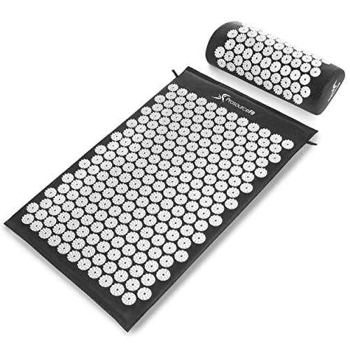 ProsourceFit Acupressure Mat and Pillow Set for Back/Neck Pain Re...