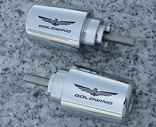 i5 Chrome Bar Ends compatible with Honda Goldwing Gold Wing GL1800 GL 1800