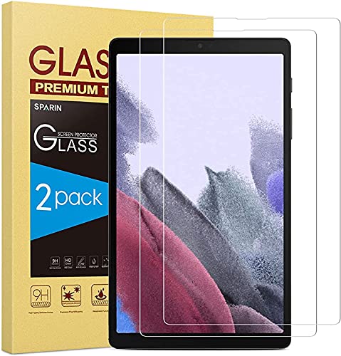 2 Pack Screen Protector for Samsung Galaxy Tab A7 Lite (SM-T220 / T225), SPARIN Tempered Glass Screen Protector for Galaxy Tab A7 Lite 8.7 Inch 2021 Released, Bubbles-Free