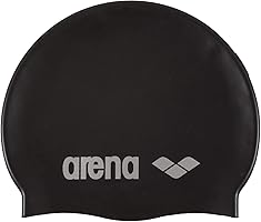 arena Classic Unisex Silikon-Badekappe, Schwimmkappe für Frauen und Männer, Badekappe mit Verstärktem Rand, Weiche und...