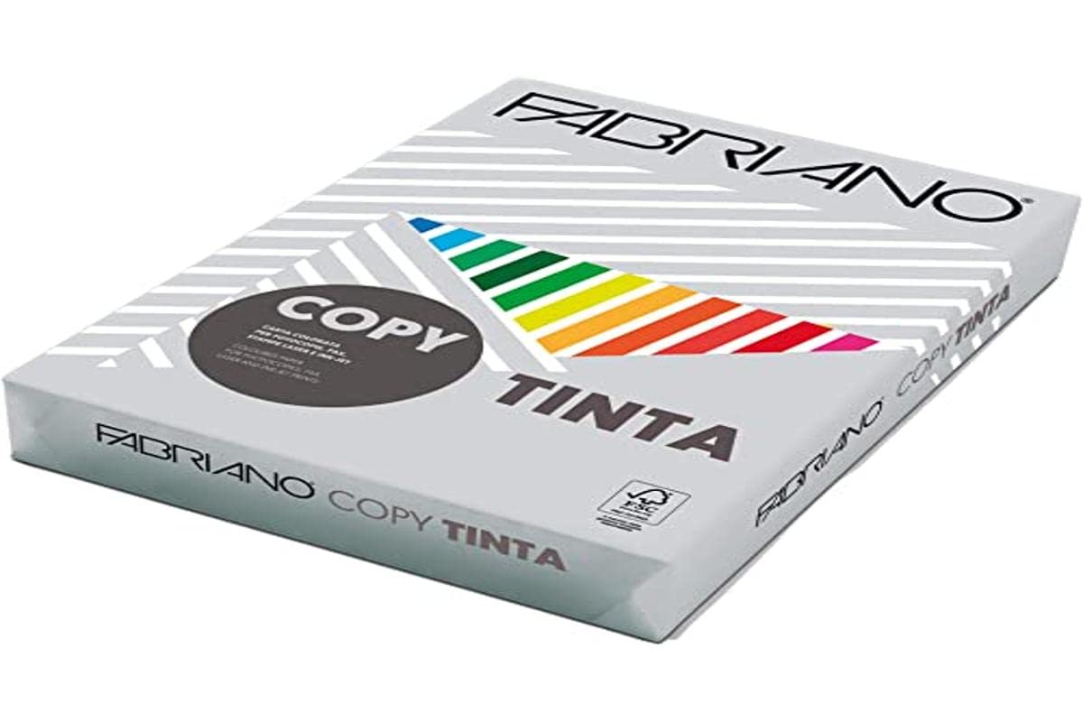 Fabriano Copy Tinta Ream 500 Color Paper 80GSM A4 Grey