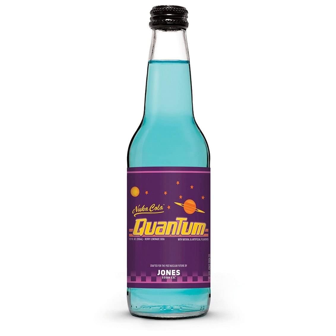 Jones Soda Co. Fallout 4 Nuka-Cola Quantum by – 12oz Berry Flavored Drink