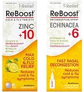 MediNatura ReBoost Zinc +10 - MAX Cold & Flu Symptom Relief - 60 Tabs - Lemon ReBoost Decongestio...