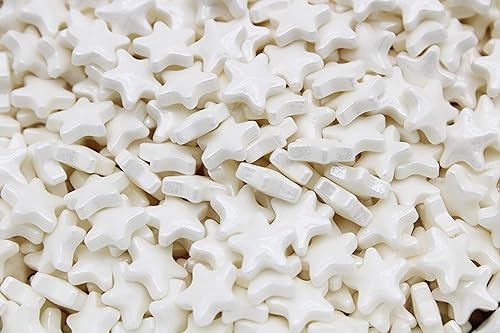 White Hard Candy Stars 1 Pound - Star Shaped Candy