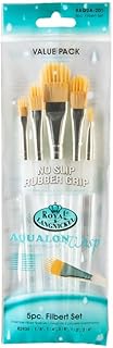 Aqualon Royal & Langnickel Wisp Filbert Artist Brush Set, 5-Piece